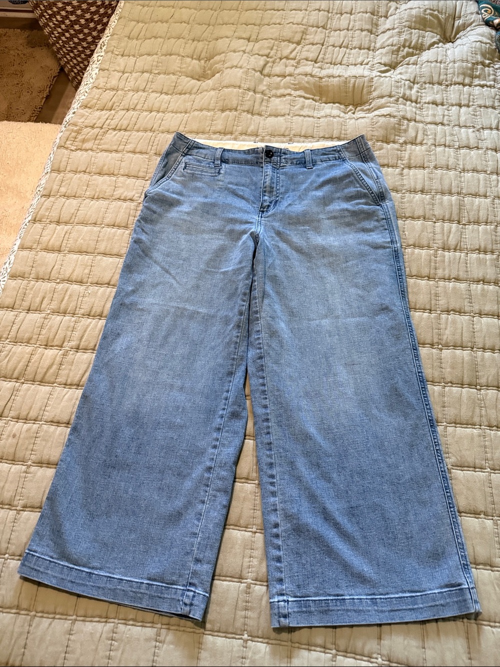 Lands End Wide Leg capri pant